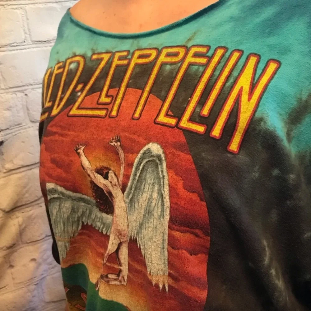 Led Zeppelin Tie-Dye Graphic Tee Size Large - Picture 2 of 4